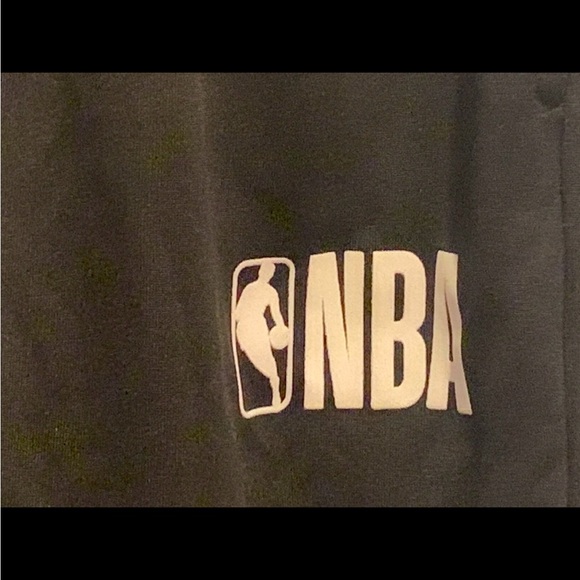 NBA Black Athletic Pants Sweatpants Joggers Size 8 - Picture 3 of 8